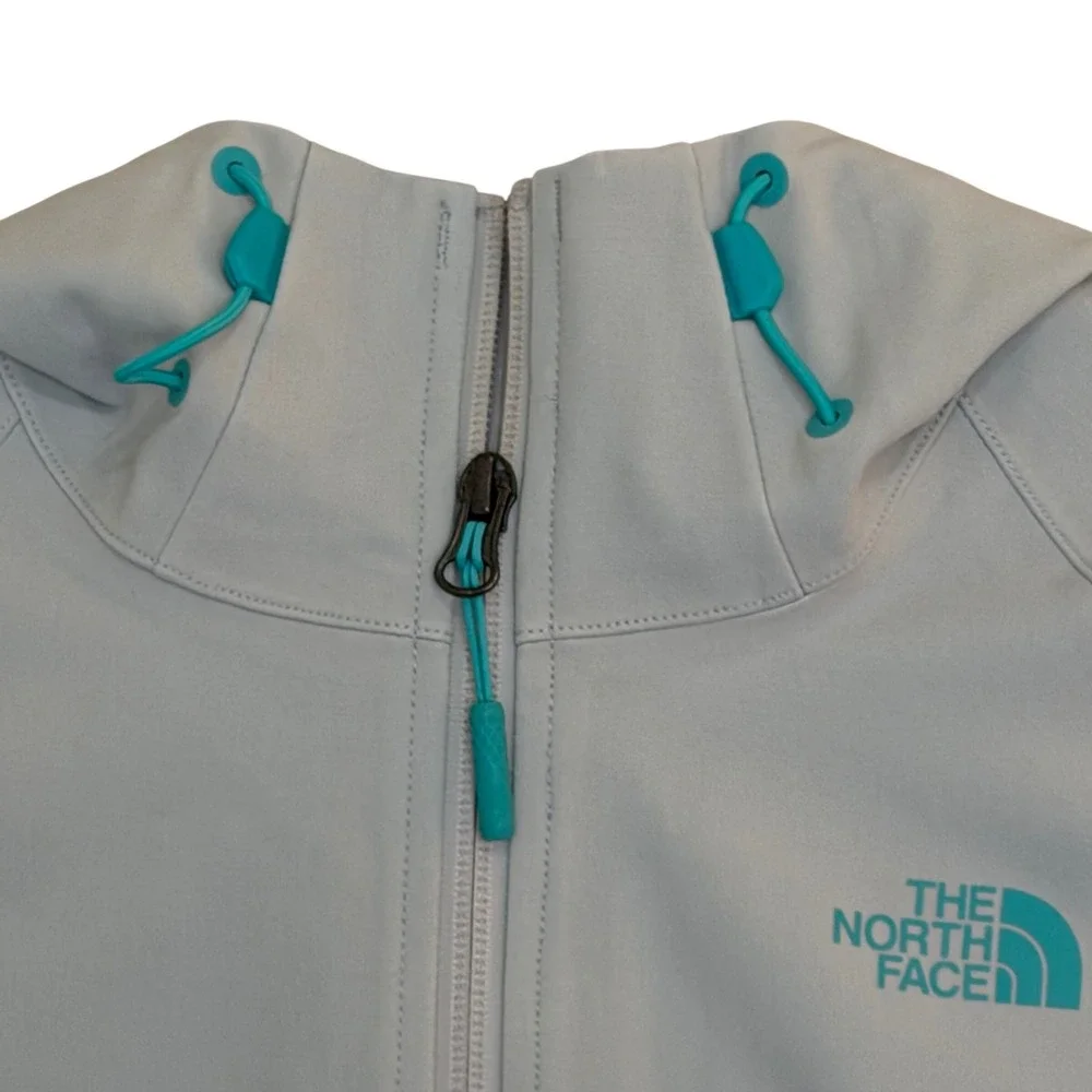 The North Face Women's Apex Flex Gore Tex Full Zip Jacket XS Gray/Teal NEW! - Picture 4 of 8